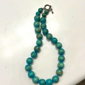 Teal stones, beautiful new necklace never used.